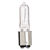 Satco Lighting Single 75 Watt Dimmable T4 BA15D Halogen Bulb - 700 Lumens and 2900K Clear