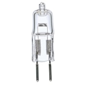 Satco Lighting Single 50 Watt Dimmable T4 Bi Pin Halogen Bulb - 3,600 Lumens and 2900K Clear
