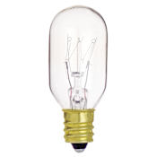 Satco Lighting Single 15 Watt Dimmable T7 Candelabra (E12) Incandescent Bulb - 95 Lumens and 2700K Clear