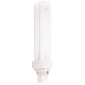 Satco Lighting Single 18 Watt T4 G24 Compact Fluorescent Bulb - 1,825 Lumens and 4100K Frosted