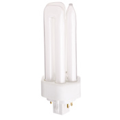 Satco Lighting Single 26 Watt T4 CFL Plugin (GX24q-3) Compact Fluorescent Bulb - 2,400 Lumens and 3000K Frosted