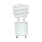 Satco Lighting Single 11 Watt T2 Shaped GU24 Base Compact Fluorescent Bulb White