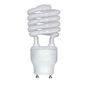 Satco Lighting Single 23 Watt T2 GU24 Compact Fluorescent Bulb - 1,200 Lumens and 3500K Frosted
