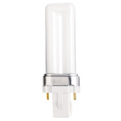 Satco Lighting Pack of (4) 5 Watt T4 Shaped G23 Base Compact Fluorescent Bulbs White