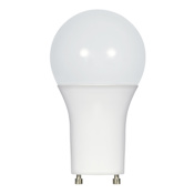 Satco Lighting Single 10 Watt Dimmable A19 GU24 LED Bulb - 800 Lumens, 4000K, and 90CRI Frosted