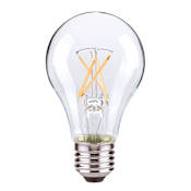 Satco Lighting Single 7 Watt Dimmable A19 Medium (E26) LED Bulb - 800 Lumens and 2700K Clear