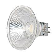 Satco Lighting Single 3 Watt Dimmable MR16 GU5.3 LED Bulb - 450 Lumens and 2700K Clear