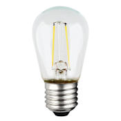 Satco Lighting Single 1 Watt Medium (E26) LED Bulb - 100 Lumens and 2700K Clear