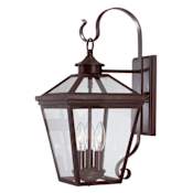 Savoy House Ellijay 3 Light 19" Tall Outdoor Wall Sconce English Bronze
