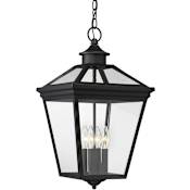 Savoy House Ellijay 4 Light 12" Wide Single Pendant Outdoor Pendant Black