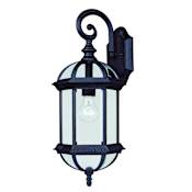 Savoy House 1 Light Outdoor Wall Sconce from the Kensington Collection Black