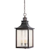 Savoy House Monte Grande 3 Light 10" Wide Outdoor Pendant English Bronze