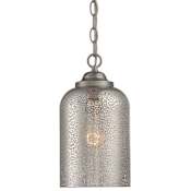 Savoy House Bally 1 Light Pendant Satin Nickel