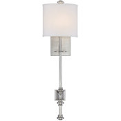 Savoy House Devon 1 Light Wall Sconce Satin Nickel