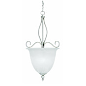 Savoy House Four Light Foyer Pendant from the Polar Collection Pewter