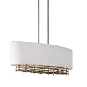 Savoy House Cameo 4 Light 14" Wide Linear Chandelier Champagne Luxe