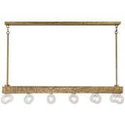 Savoy House Etereo 14 Light 42" Wide Linear Chandelier Spumante