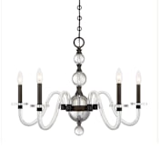 Savoy House Aragon 5 Light 29" Wide Taper Candle Style Chandelier Mediterranean Bronze