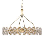Savoy House Marbella 14 Light 36" Wide Ring Chandelier Gold Shimmer