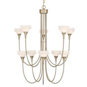 Savoy House Florena 10 Light 30" Wide Chandelier Noble Brass