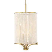 Savoy House Wynwood 4 Light 16" Wide Pendant Warm Brass