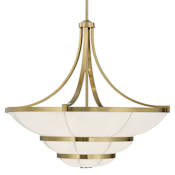 Savoy House Constantine 4 Light 28" Wide Waterfall Chandelier Warm Brass