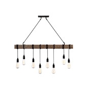 Savoy House Burgess 8 Light 42" Wide Linear Chandelier Durango