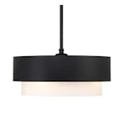 Savoy House Diana 12" 3 Blade Indoor LED Ceiling Fan Matte Black