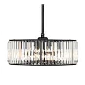Savoy House Janus 12" 3 Blade Indoor LED Ceiling Fan Matte Black