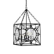 Savoy House Balfour 4 Light 17" Wide Candle Style Chandelier Matte Black
