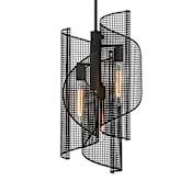 Savoy House Hillbourne 3 Light 14" Wide Abstract Pendant Matte Black