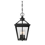 Savoy House Ellijay 3 Light 9" Wide Single Pendant Outdoor Pendant Black