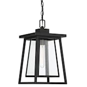 Savoy House Denver 8" Wide Outdoor Mini Pendant Matte Black