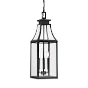 Savoy House Emery 3 Light 8" Wide Outdoor Mini Pendant Matte Black