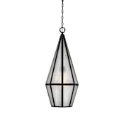 Savoy House Peninsula 12" Wide Outdoor Pendant Matte Black