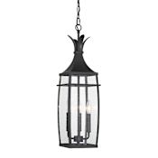 Savoy House Montpelier 3 Light 8" Wide Mini Pendant Matte Black
