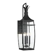 Savoy House Montpelier 4 Light 32" Tall Wall Sconce Matte Black