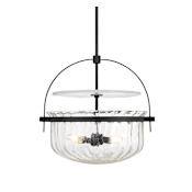 Savoy House Denmar 4 Light 18" Wide Pendant Matte Black