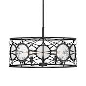 Savoy House Balfour 5 Light 24" Wide LED Candle Style Chandelier Matte Black