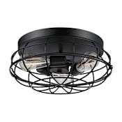 Savoy House Scout 3 Light Flush Mount Ceiling Fixture English Bronze