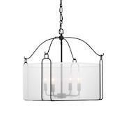 Savoy House Ashlay 4 Light 22" Wide Candle Style Chandelier Matte Black