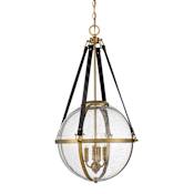 Savoy House Bozeman 4 Light 18" Wide Globe Chandelier Warm Brass