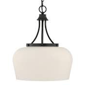 Savoy House Octave 3 Light 15" Wide Pendant Matte Black