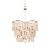 Savoy House Melia 6 Light 22" Wide Waterfall Chandelier Cypress