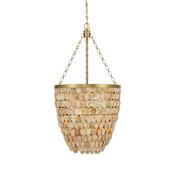 Savoy House Catalan 4 Light 16" Wide Chandelier Warm Brass