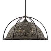 Savoy House Trentino 3 Light 22" Wide Pendant Gunsmoke / Gray