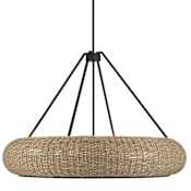 Savoy House Gaia 6 Light 40" Wide Pendant Matte Black