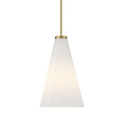 Savoy House Bristol 9" Wide Mini Pendant Warm Brass