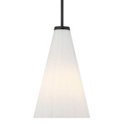 Savoy House Bristol 9" Wide Mini Pendant Matte Black