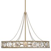Savoy House Cologne 6 Light 30" Wide Pendant Opulent Gold
